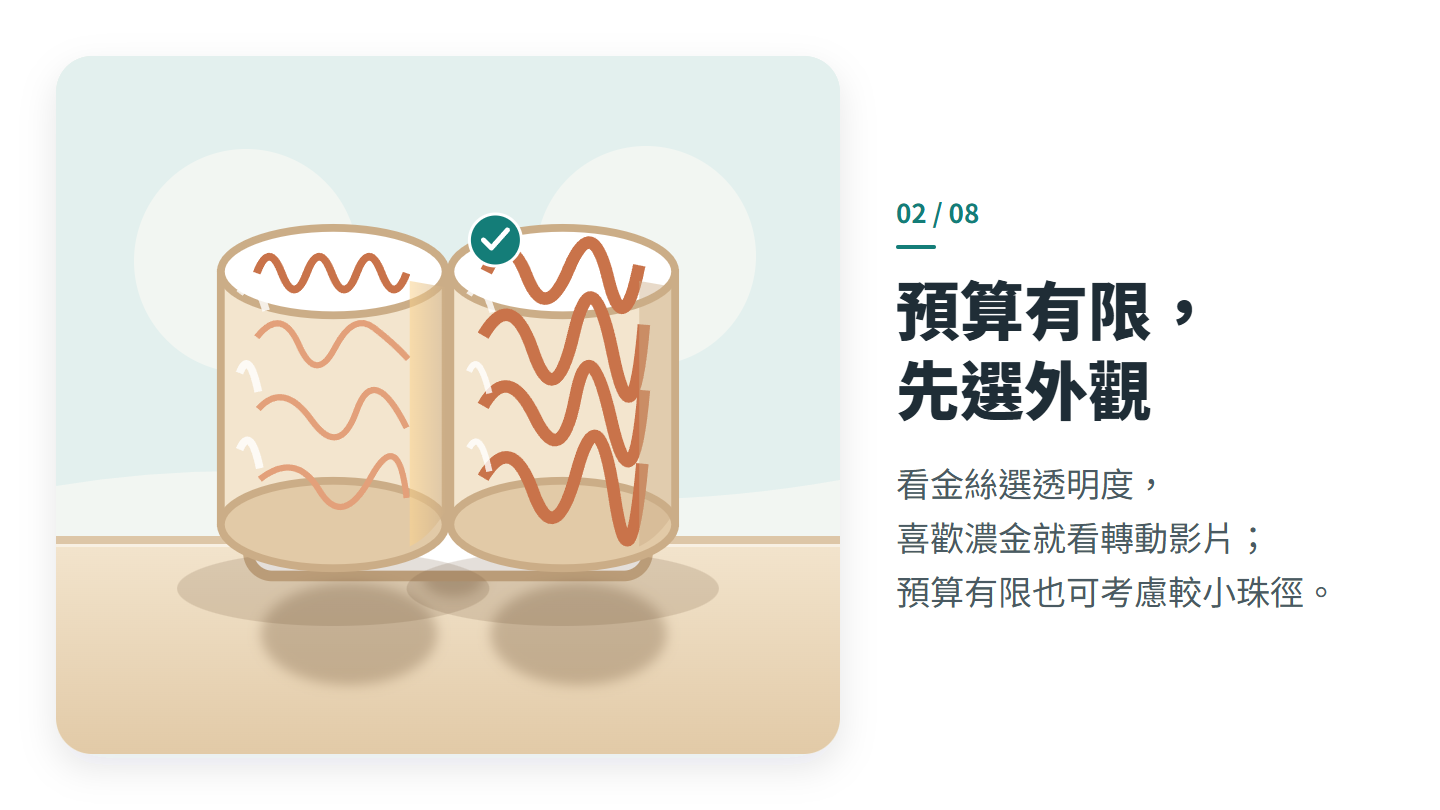 預算有限, 先選外觀