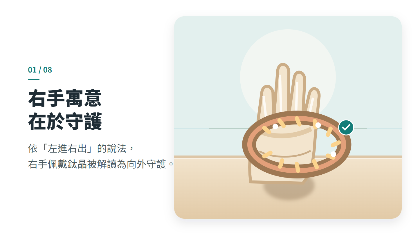 右手寓意 在於守護