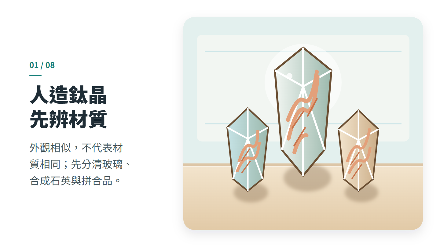 人造鈦晶 先辨材質